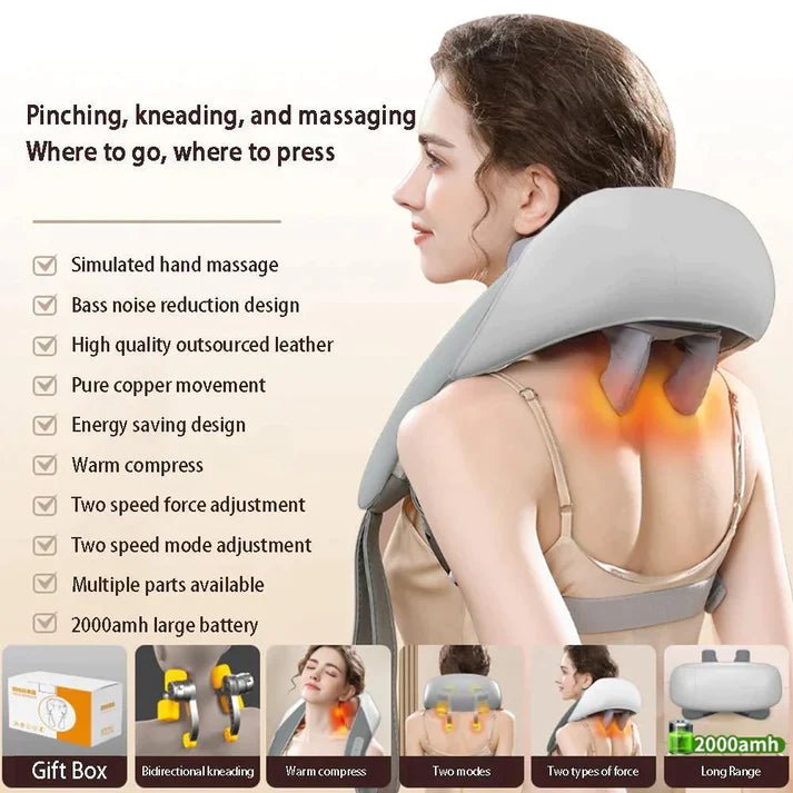 Pain Relief Neck and Shoulder Heat Massager