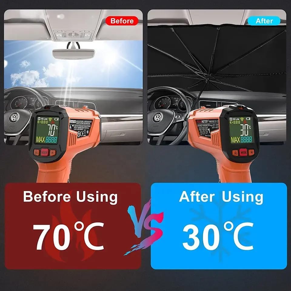 Car Windshield Sunshade Foldable Front Window Cover