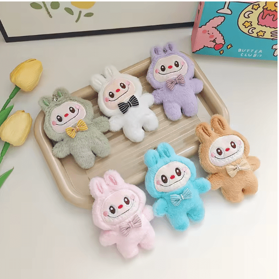 Labubu - Wireless Earbuds with Plush Keychain Set