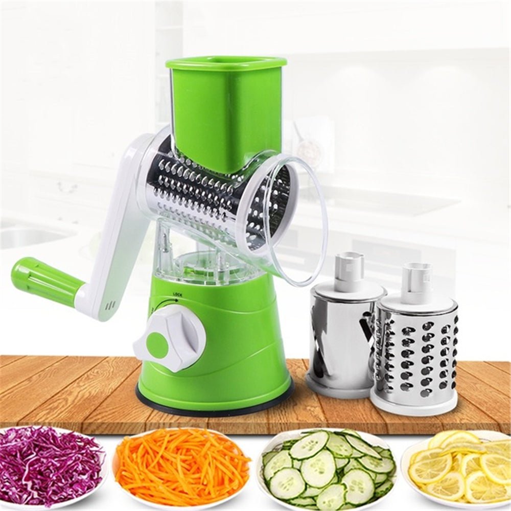 The BAY BAZAAR™ Table Top Drum Grater